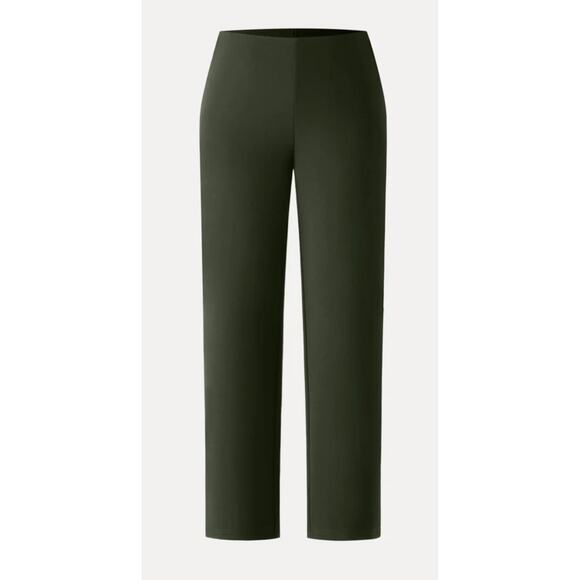 OGL Pants - OGL Women's Tummy Control Slim Ponte The Everyday Pant XS Dark Olive New